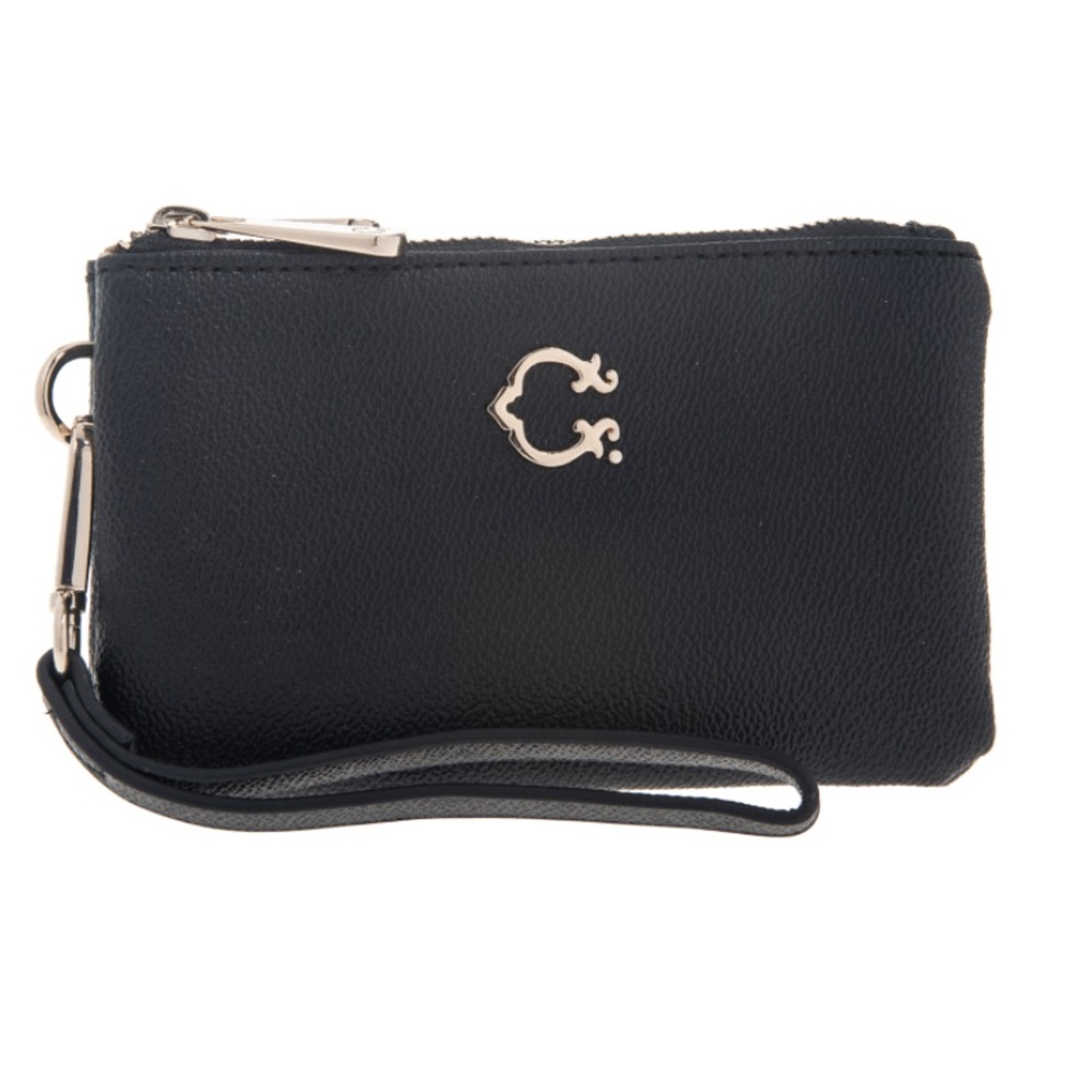 Palmer Double Zip Wristlet in black by C. Wonder, Like New